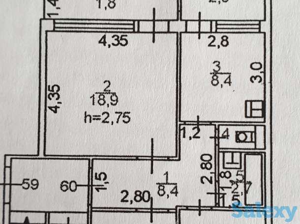 Продам 3-х ком,кв лен проект., Абая 89, фотография 1