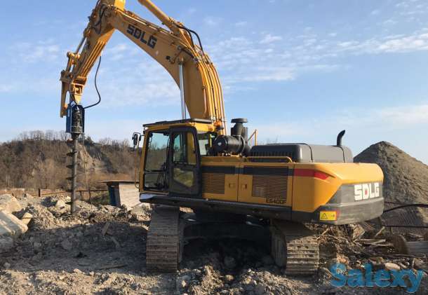 Гидробур RA700 для экскаватора-погрузчика CAT, JCB, Komatsu, Hidromek, фотография 5