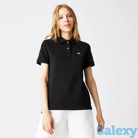 Женское поло lacoste classic fit из дыщащего хлопка peqie, фотография 1