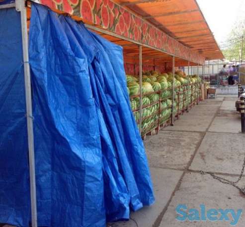 Пленка для строительства укрывная Тарпаулин морозостойкая, водонепроницаемая, полог, навес, брезент, фотография 2