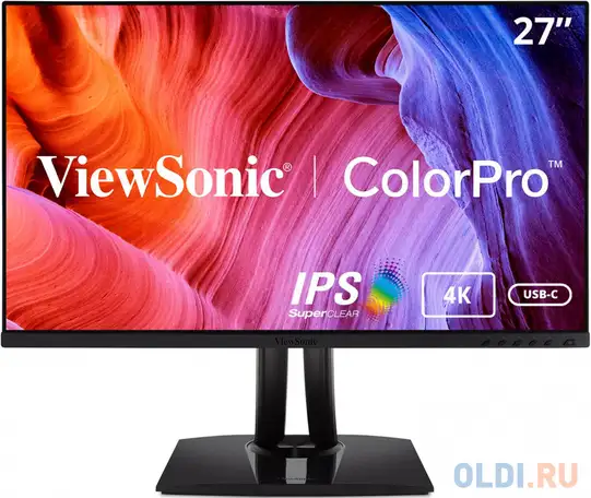 Монитор жидкокристаллический viewsonic монитор lcd 27'' 16:9 2560х1440(wqhd) ips, nonglare, фотография 1