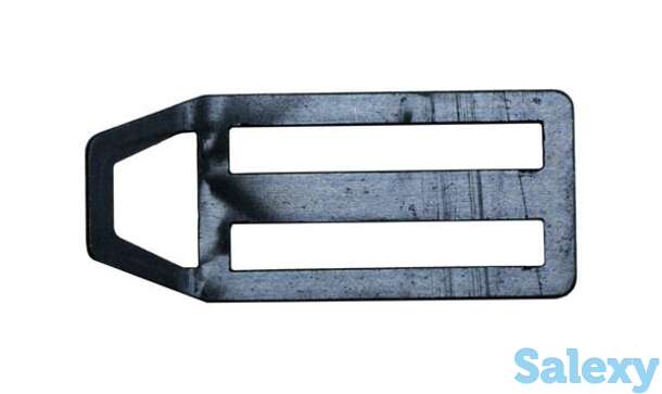 Пряжка двухщелевая с полукольцом, алюм, scorpena, фотография 1