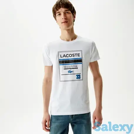 Мужская футболка lacoste slim fit, фотография 1