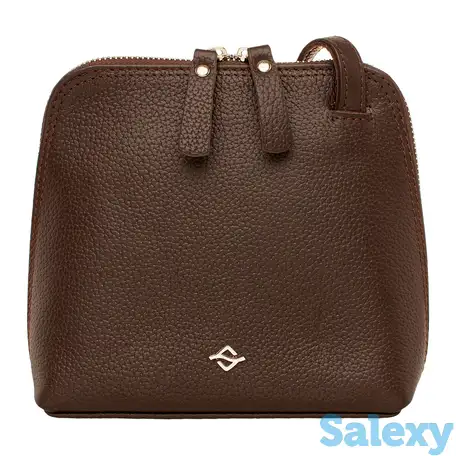 Сумка женская из кожи mallow brown, фотография 4