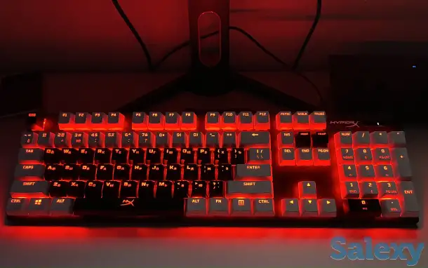 Клавиатура Hyperx Alloy Origins + White Keycaps, фотография 4