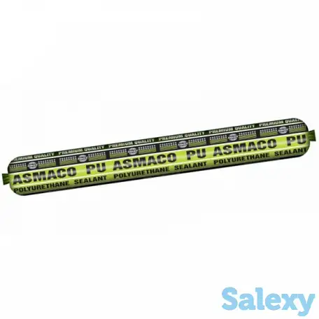 Герметик полиуретановый строительный серый, черный, белый Asmaco, фотография 1