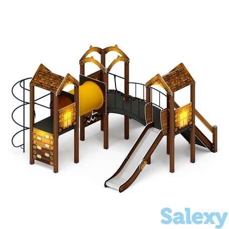 Детский игровой комплекс «городок (эко)» дик 2.01.3.03-22 h=1200, фотография 1