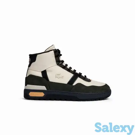 Мужские высокие кроссивки lacoste t-clip, фотография 1