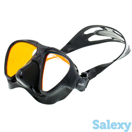 Маска marlin sigma black с просветленными стеклами, фотография 1