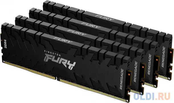 Оперативная память для компьютера kingston fury renegade dimm 128gb ddr4 3200 mhz, фотография 1