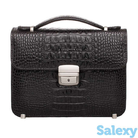 Барсетка foxcote black caiman, фотография 2