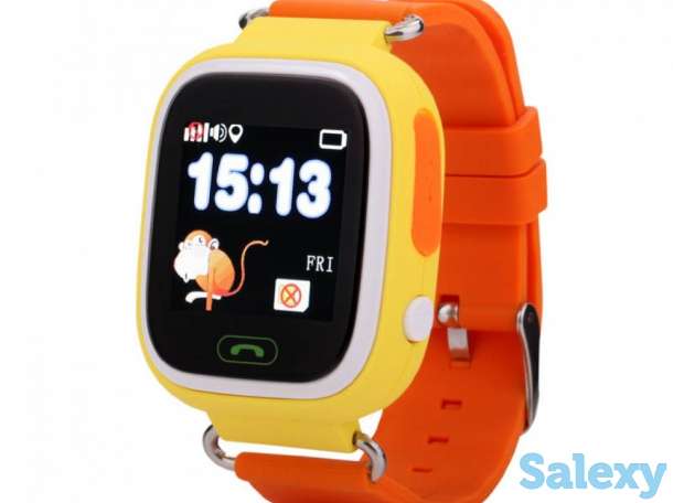Детские смарт часы Q90 c GPS трекером (Бесплатная доставка), фотография 1