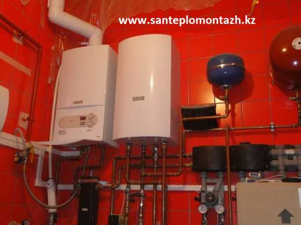 Установка газовых котлов в Алматы, фотография 1