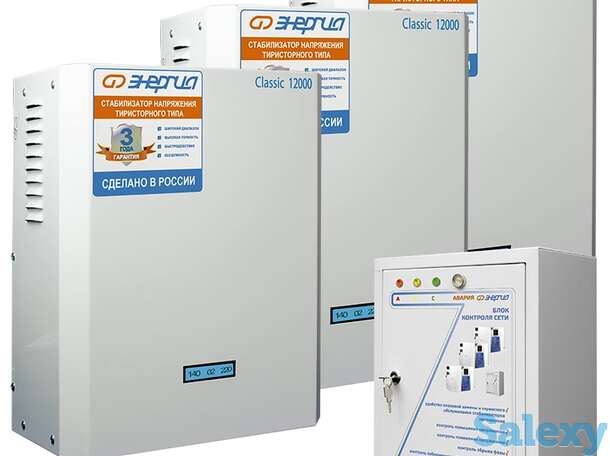 Трехфазный электронный стабилизатор энергия classic 36000, фотография 1