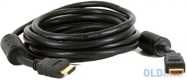 Кабель hdmi 15м 5bites apc-014-150m круглый черный, фотография 1
