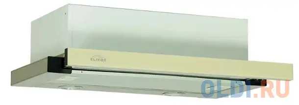 Вытяжка встраиваемая elikor gl 60н-400-в2д бежевый, фотография 1