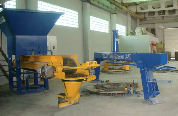 Оборудование для производства бетонных труб, диам до 1,5 м, длина до 2,5 м. VVIHY Multicast SCC 150, Hawkeye Pedershaab, фотография 5