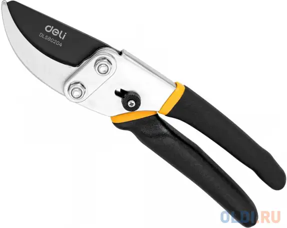 Секатор deli dl580204 размер 200 мм. макс диаметр резки 15 мм., фотография 1