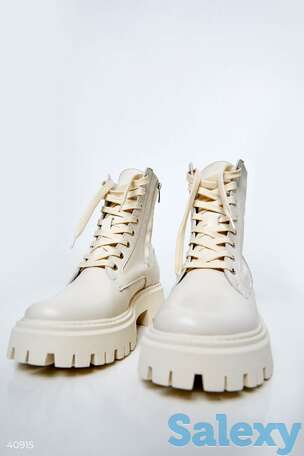 Молочные ботинки из натуральной кожи, фотография 1