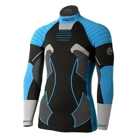 Термокофта mico man official ita nero argento, фотография 20