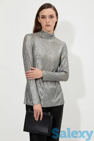 Блузка в серебристом цвете vassa&co, фотография 1