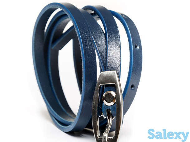 Ремень женский almeda dark blue, фотография 1