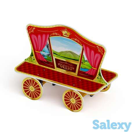 Скамейка детская карета мф 41.03.05, фотография 1