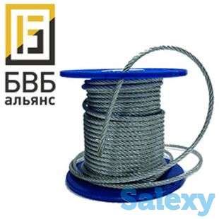 Канат стальной нержавеющий 7.4мм ГОСТыХ18Н10Т 08Х18Н10 AISI 304, фотография 1