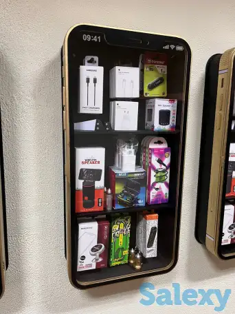 Полка-витрина для аксессуаров мобильных телефонов., фотография 2