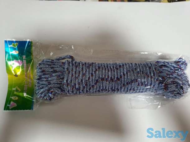 Веревка хозяйственная качественная 20м синяя, фотография 5