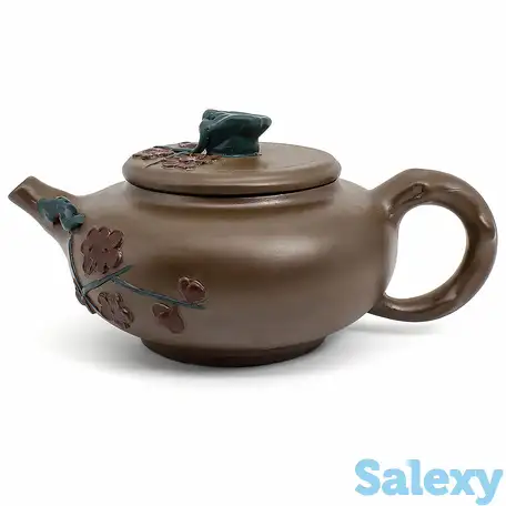 Чайник глиняный хамелеон 