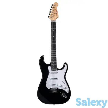 Электрогитара rockdale stars plus sss black, фотография 1