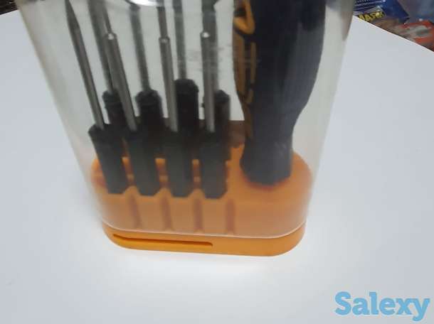 Отвертка в наборе с насадками 9 предметов, отличное качество, фотография 2