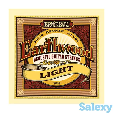 Струны для акустической гитары ernie ball earthwood 80/20 p02004, фотография 1