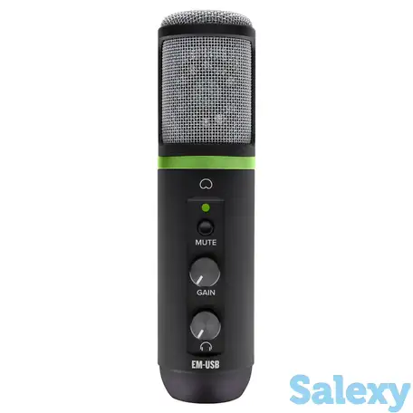 Cтудийный конденсаторный usb-микрофон mackie em-usb, фотография 1