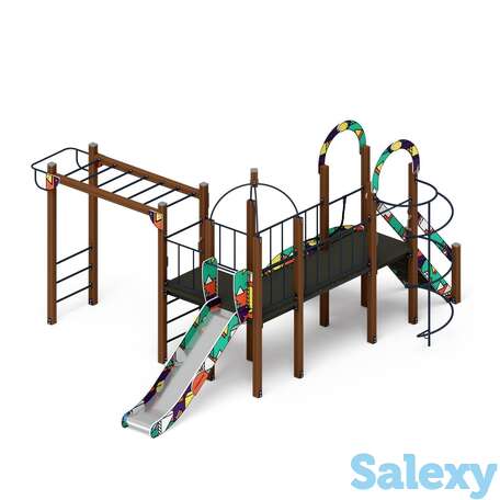 Детский игровой комплекс «навина (геометрия)» дик 2.09.05-02 h=1200, фотография 1