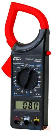 Elitech мм 200к мультиметр, шт, фотография 1