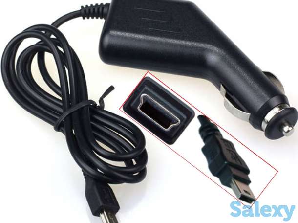 Автомобильная зарядка mini USB, фотография 1