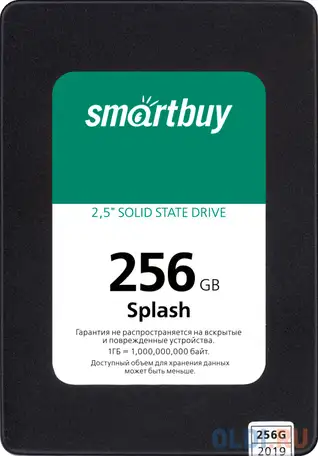 Ssd накопитель smart buy splash 256 gb sata-iii, фотография 1