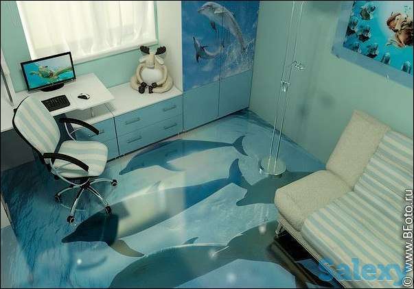 3D наливные полы, фотография 1