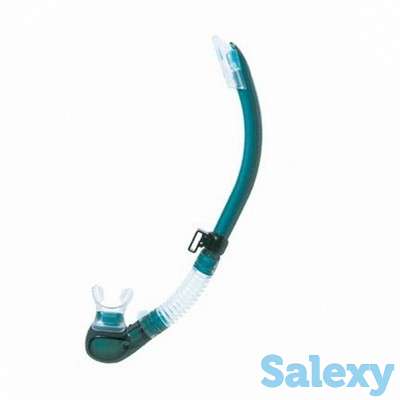 Трубка подводная tusa platina (прозрачный силикон) aqua, фотография 1