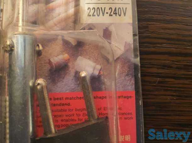 Электропаяльник, 60 Ватт, 220V-240V, паяльник, фотография 4