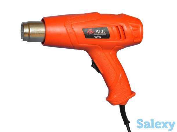 Термопистолет, фен строительный P.I.T 32002, фотография 1