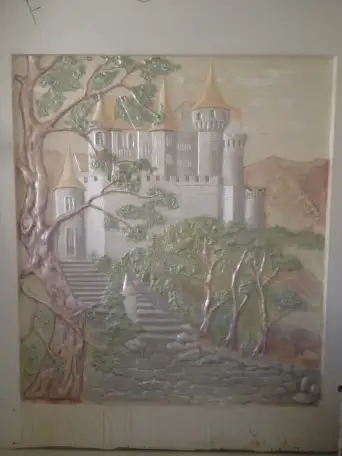 Художественное оформление помещений, барельефы,рельефные панно,объёмные картины, скульптура,роспись стен., фотография 3