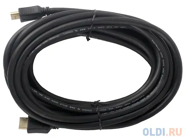 Кабель hdmi gembird/cablexpert, 7.5м, v2.0, 19m/19m, черный, позол.разъемы, экран, пакет , фотография 1