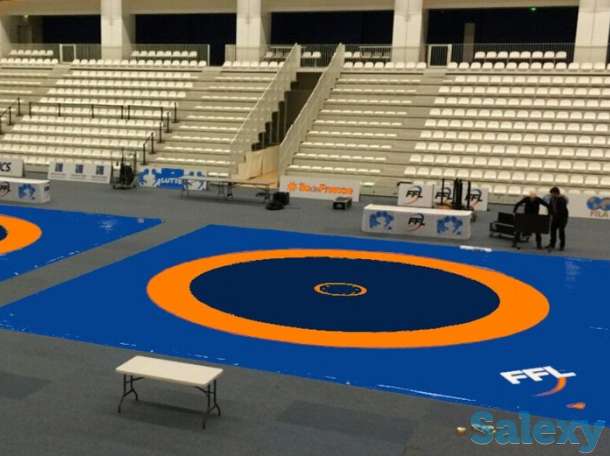 Борцовский ковер (без матов), 12х12м (новый стандарт), фотография 1