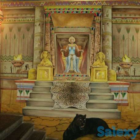 Картины, портрет, настенная роспись, лепка на стене, фотография 2