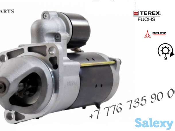 Стартер,  колесный перегружатель Fuchs MHL434, двигатель Deutz BF4M1013FC, фотография 2