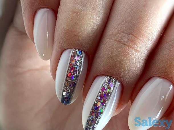 Услуги ногтевого сервиса маникюр с выравниванием и укреплением, педикюр, удаление врошего ногтя, дизайн, худ.роспись., фотография 7