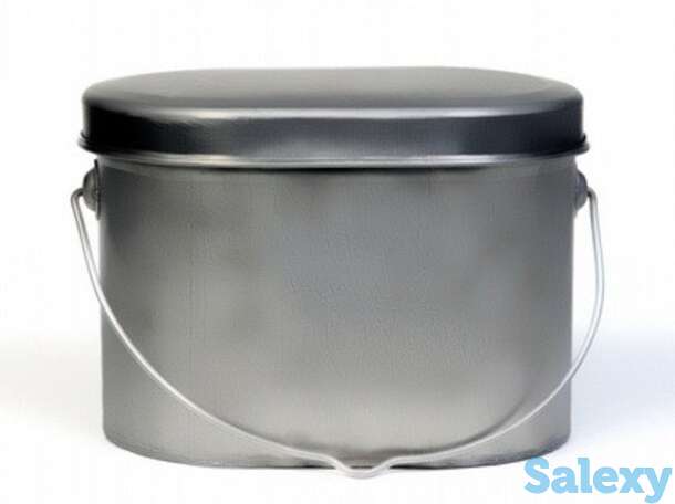 Котелок роза ветров титан крышка без ручек  6л, фотография 1